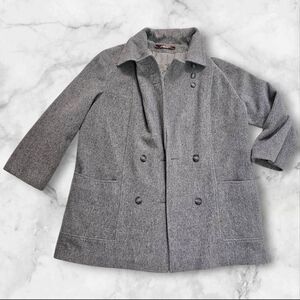 Judi Rich Wool Large Gray Coat